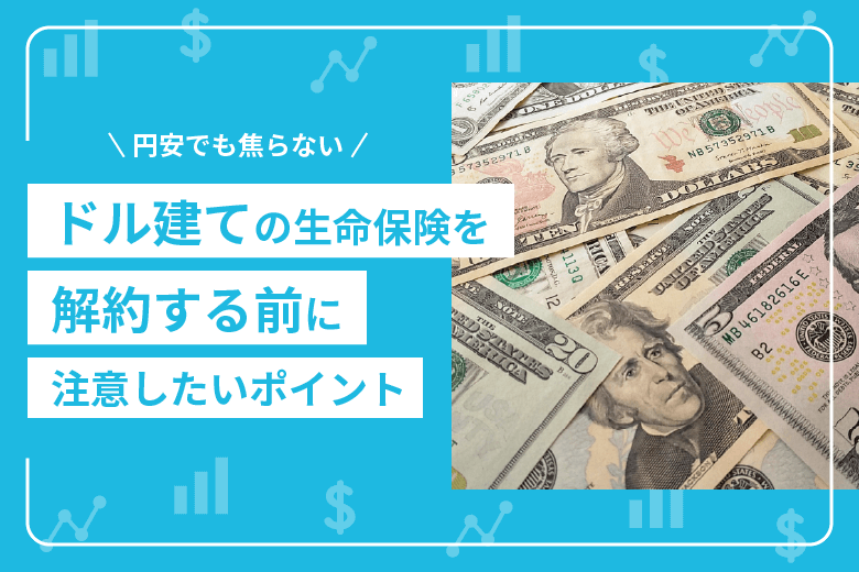 円安でも焦らない！ドル建ての生命保険を解約する前に注意したいポイント