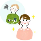 比較検討のイラスト