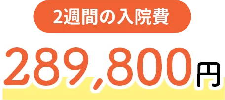 2週間の入院費用自己負担額