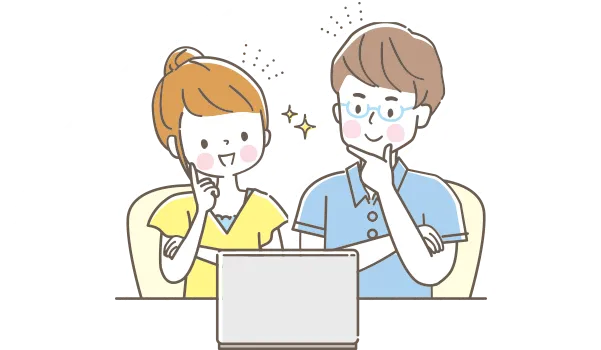 オンラインのイラスト