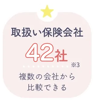 複数の会社から比較できる