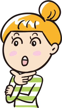 納得する女性のイラスト