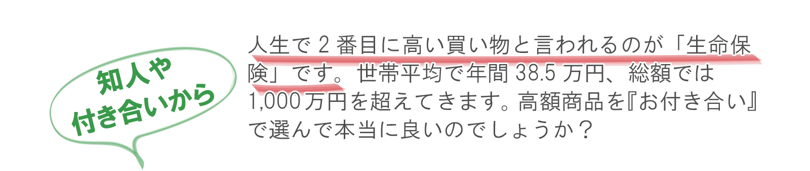 知り合いや付き合いから