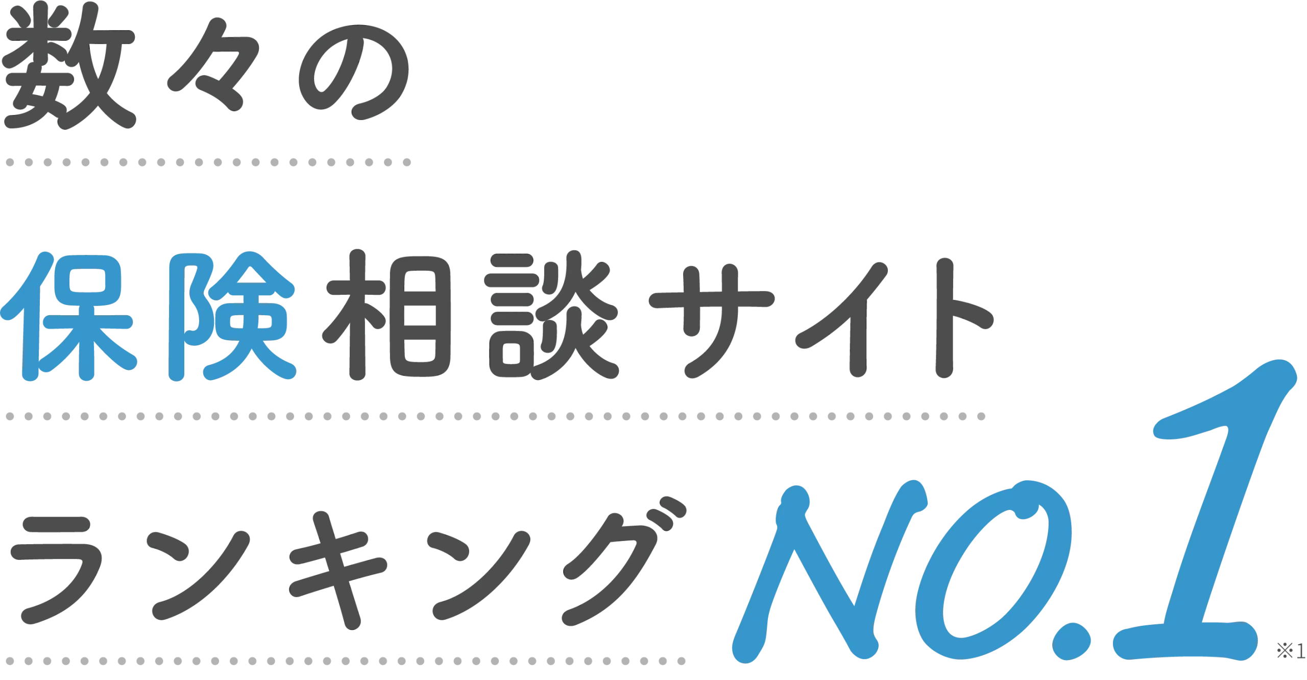 数々の保険相談サイトランキングNO.1